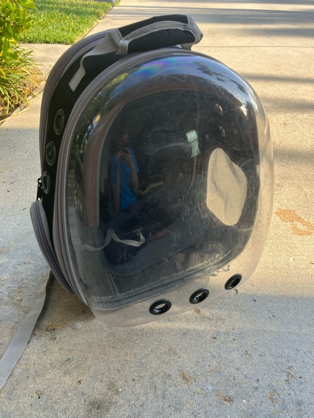 Clear Bubble Front Pet Backpack
